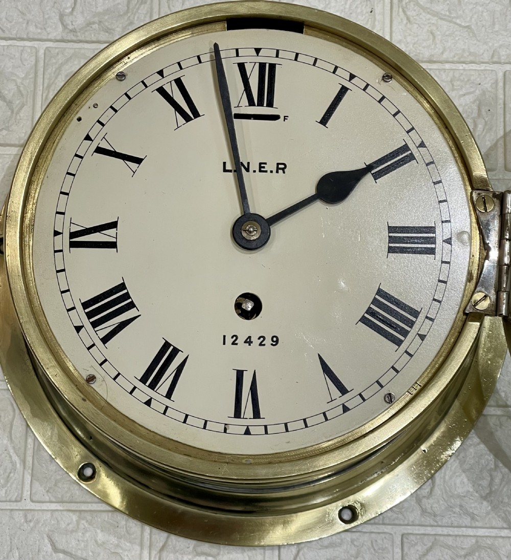 LNER Railway Ships Clock, Extremely Rare View VIII