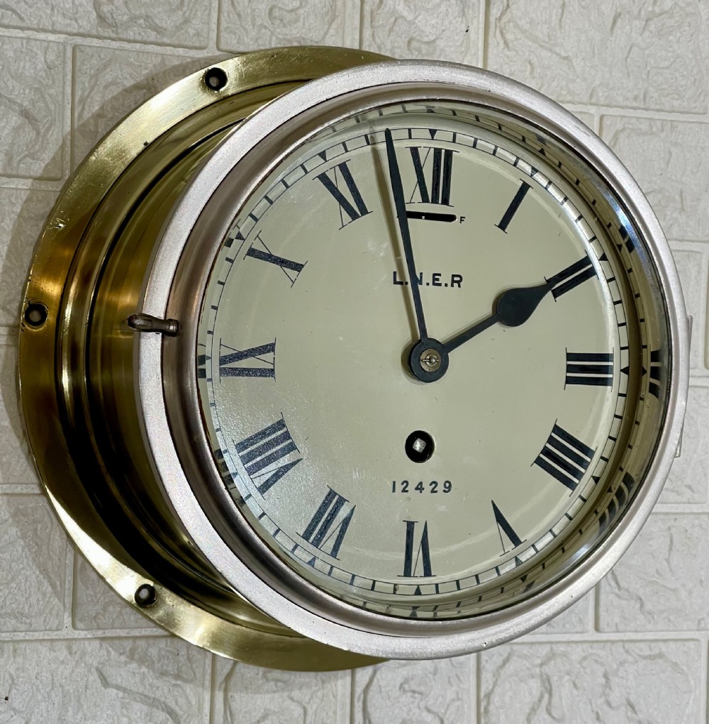 LNER Railway Ships Clock, Extremely Rare View X