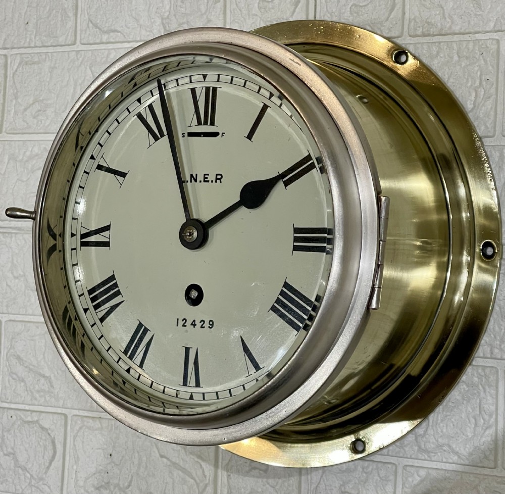 LNER Railway Ships Clock, Extremely Rare View XI