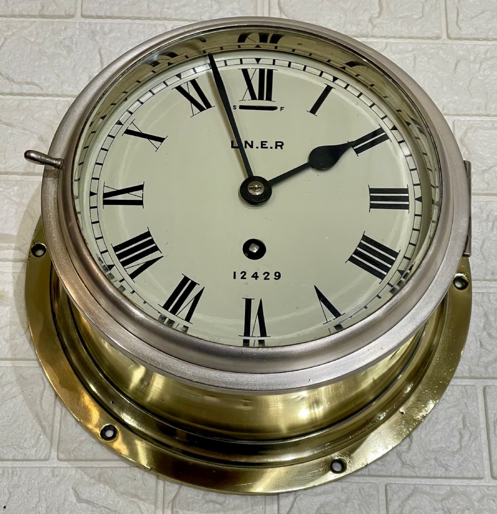 LNER Railway Ships Clock, Extremely Rare View XII