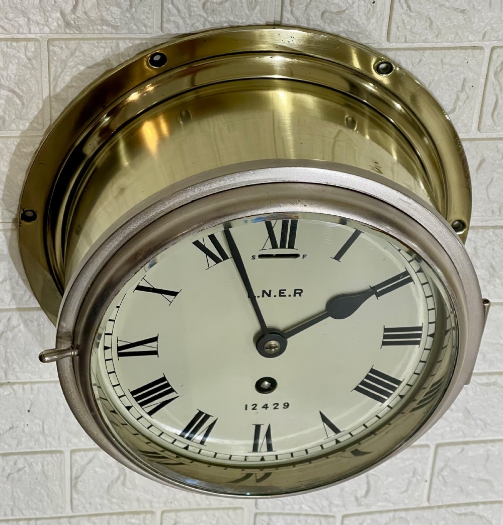 LNER Railway Ships Clock, Extremely Rare View XIV