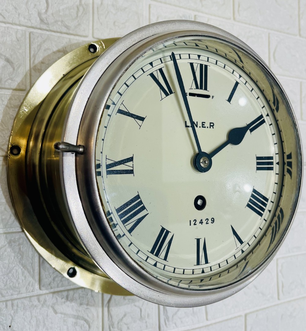 LNER Railway Ships Clock, Extremely Rare View XV