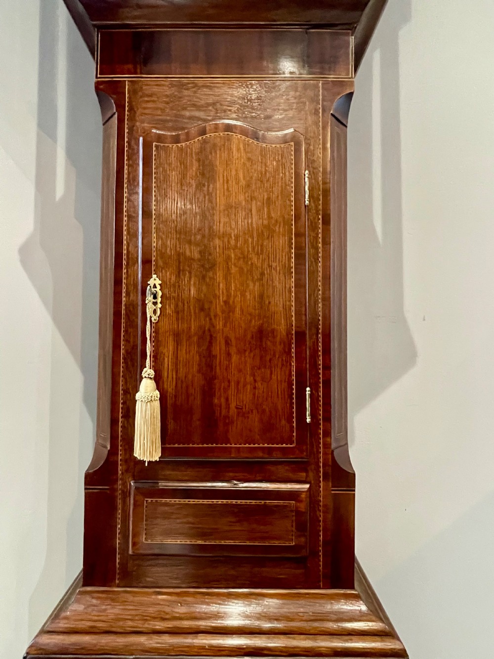 Outstanding George III Moonphase Longcase Clock View XIV