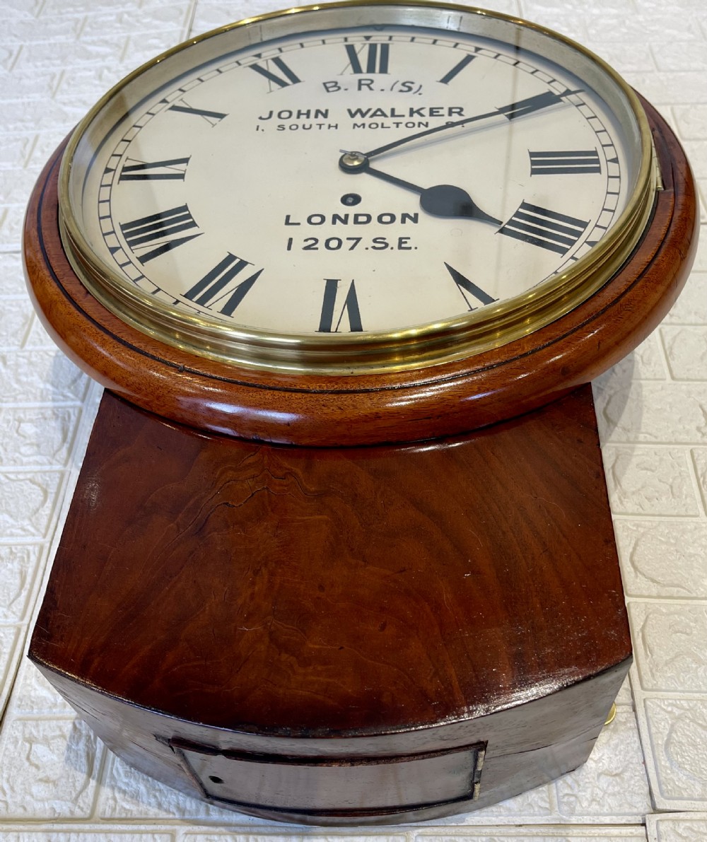 John Walker Southern Railway Fusee Wall Clock, Stunning View IV