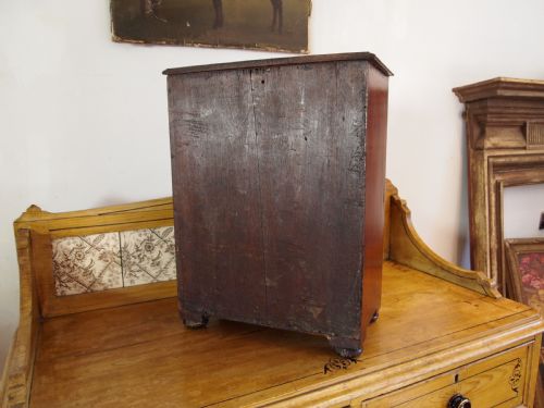 CHEST OF DRAWERS RARE GEORGE III MAHOGANY COLLECTORS CHEST C1790 - ADDITIONAL PHOTO 6