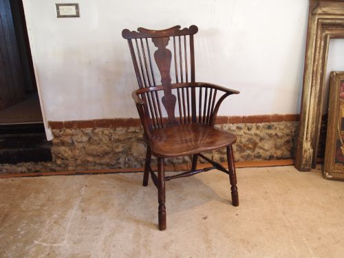 chair rare george iii windsor armchair c1800 - CATEGORY: ANTIQUE CHAIRS - DATED 1800