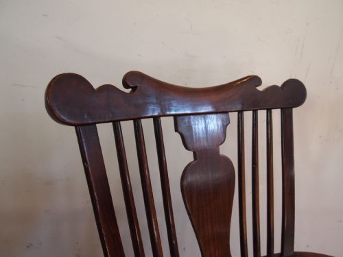 CHAIR RARE GEORGE III WINDSOR ARMCHAIR C1800 - ADDITIONAL PHOTO 4