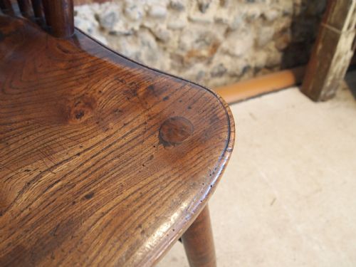 CHAIR RARE GEORGE III WINDSOR ARMCHAIR C1800 - ADDITIONAL PHOTO 6