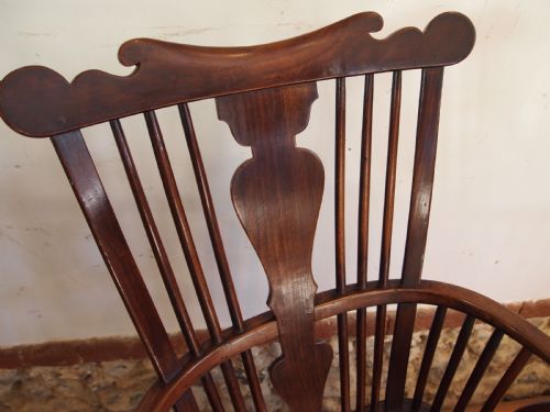 CHAIR RARE GEORGE III WINDSOR ARMCHAIR C1800 - ADDITIONAL PHOTO 9
