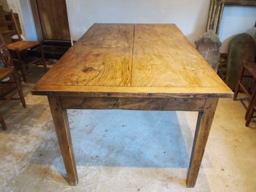 TABLE REFECTORY FARMHOUSE DINING RARE ELM C1900 - ADDITIONAL PHOTO 8