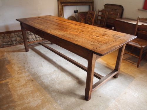 table rare george iv oak refectory farmhouse c1800 - CATEGORY: ANTIQUE TABLES - DATED 1800