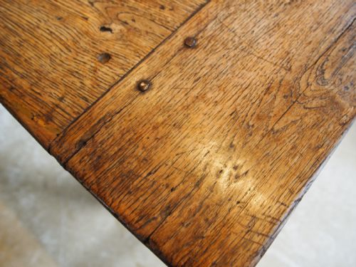 TABLE RARE GEORGE IV OAK REFECTORY FARMHOUSE C1800 - ADDITIONAL PHOTO 5