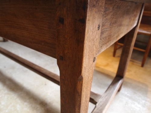 TABLE RARE GEORGE IV OAK REFECTORY FARMHOUSE C1800 - ADDITIONAL PHOTO 11