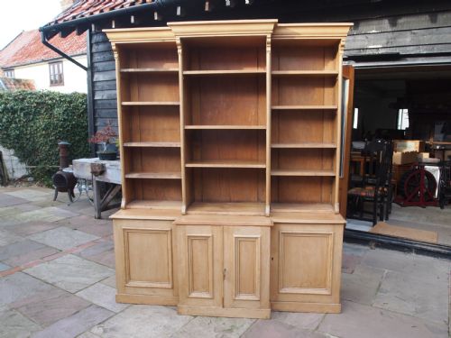 BOOKCASE STUNNING EARLY VICTORIAN PINE C1840 - ADDITIONAL PHOTO 4