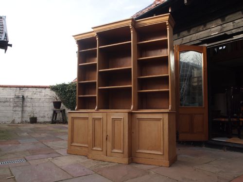BOOKCASE STUNNING EARLY VICTORIAN PINE C1840 - ADDITIONAL PHOTO 11