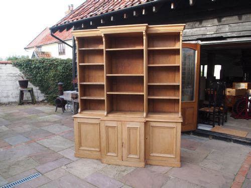 BOOKCASE STUNNING EARLY VICTORIAN PINE C1840 - ADDITIONAL PHOTO 15
