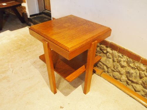 TABLE RARE ART DECO OAK BY P E GANE BRISTOL C1920 - ADDITIONAL PHOTO 7