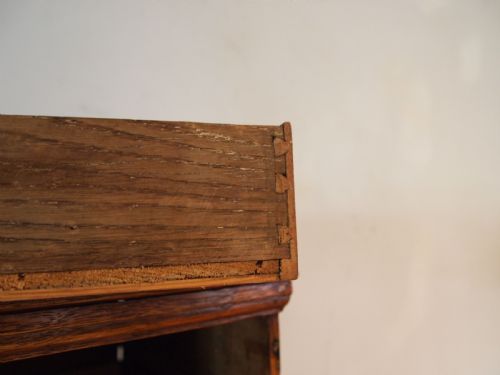CHEST OF DRAWERS MINIATURE APPRENTICE VICTORIAN OAK C1850 - ADDITIONAL PHOTO 6