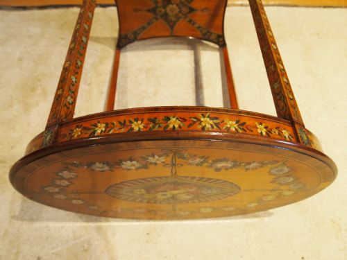 OUTSTANDING VICTORIAN EDWARDS AND ROBERTS SATINWOOD TABLE C1880 - ADDITIONAL PHOTO 7