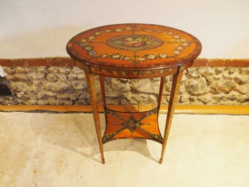 OUTSTANDING VICTORIAN EDWARDS AND ROBERTS SATINWOOD TABLE C1880 - ADDITIONAL PHOTO 11