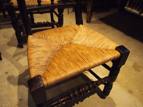 CHAIRS RARE SET OF 8 SUFFOLK BALL BACK DINING CHAIRS C1900 - ADDITIONAL PHOTO 7