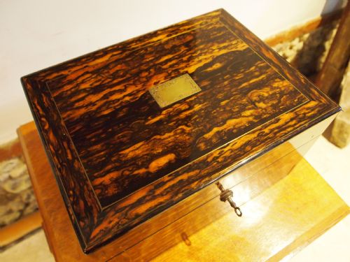 BOX VANITY OUTSTANDING RARE COROMANDEL WILLIAM NEAL 1863 - ADDITIONAL PHOTO 16