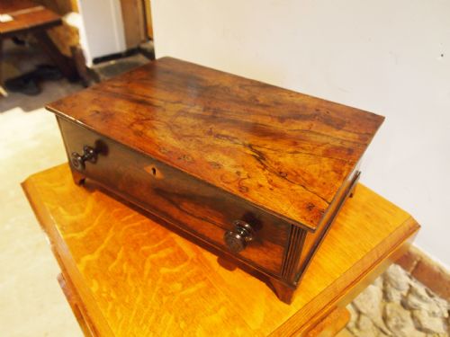 JEWELLERY BOX RARE GEORGE III ROSEWOOD STUNNING C1790 - ADDITIONAL PHOTO 2