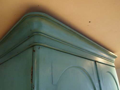 WARDROBE CHEST OF DRAWERS LINEN PRESS VICTORIAN C1840 - ADDITIONAL PHOTO 11