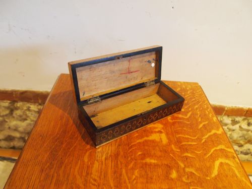 TUNBRIDGE WARE VERY FINE TREEN JEWELLERY BOX C1880 - ADDITIONAL PHOTO 8