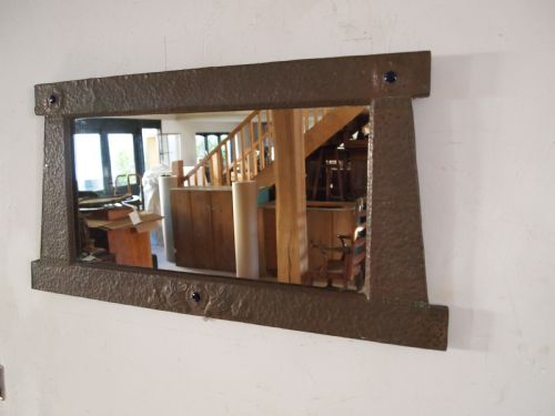 mirror arts and crafts copper c1900 - CATEGORY: ANTIQUE MIRRORS - DATED 1900
