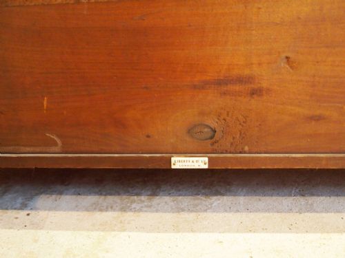 BENCH LIBERTY CO OAK SETTLE PEW ARTS AND CRAFTS C1900 - ADDITIONAL PHOTO 3