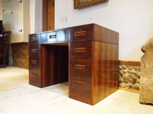 desk rare art deco rosewood c1930 - CATEGORY: ANTIQUE DESKS - DATED 1930