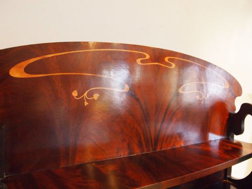 CABINET DISPLAY FINE ART NOUVEAU LOUIS MAJORELLE MANNER C1890 - ADDITIONAL PHOTO 1