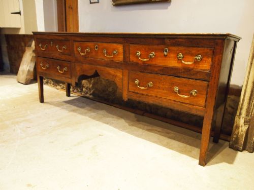 DRESSER VERY RARE SOLID ELM GEORGE III C1770 - ADDITIONAL PHOTO 2