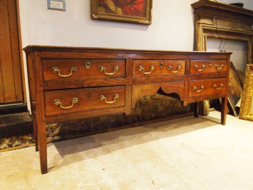 DRESSER VERY RARE SOLID ELM GEORGE III C1770 - ADDITIONAL PHOTO 6