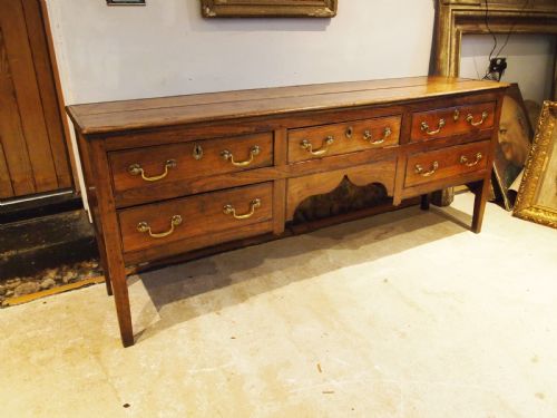 DRESSER VERY RARE SOLID ELM GEORGE III C1770 - ADDITIONAL PHOTO 9