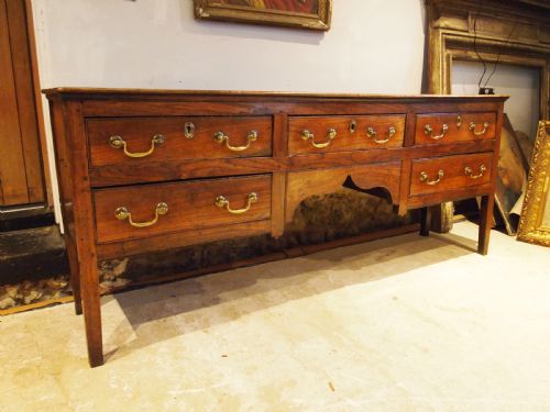 DRESSER VERY RARE SOLID ELM GEORGE III C1770 - ADDITIONAL PHOTO 11