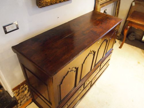 MULE CHEST OF DRAWERS STUNNING GEORGE III OAK C1770 - ADDITIONAL PHOTO 2