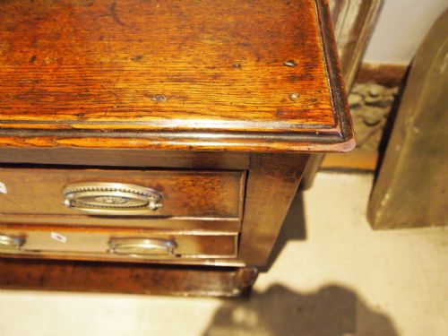 DRESSER STUNNING GEORGE III OAK POT BOARD BASE C1790 - ADDITIONAL PHOTO 2