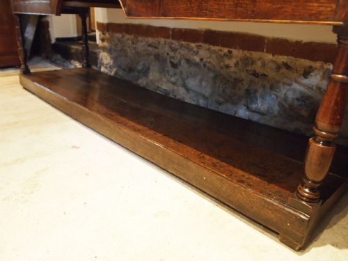 DRESSER STUNNING GEORGE III OAK POT BOARD BASE C1790 - ADDITIONAL PHOTO 5