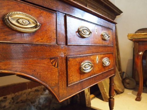 DRESSER STUNNING GEORGE III OAK POT BOARD BASE C1790 - ADDITIONAL PHOTO 8