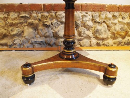 THE HOLKHAM HALL LIBRARY TABLE BURR WALNUT PARCEL GILT STUNNING C1870 - ADDITIONAL PHOTO 5