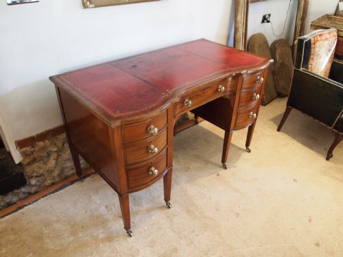 DESK GILLOWS WRITING TABLE VICTORIAN MAHOGANY C1890 - ADDITIONAL PHOTO 2