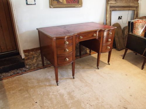 DESK GILLOWS WRITING TABLE VICTORIAN MAHOGANY C1890 - ADDITIONAL PHOTO 7