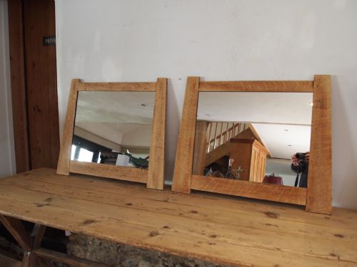 MIRRORS RARE SET OF 4 ARTS AND CRAFTS OAK LIBERTY MANNER C1904 - ADDITIONAL PHOTO 2