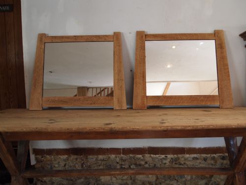 MIRRORS RARE SET OF 4 ARTS AND CRAFTS OAK LIBERTY MANNER C1904 - ADDITIONAL PHOTO 9