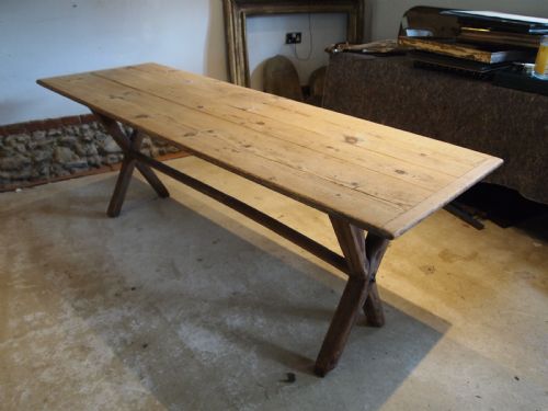 TABLE RARE GEORGE IV REFECTORY TAVERN FARMHOUSE DINING PINE C1820 - ADDITIONAL PHOTO 11