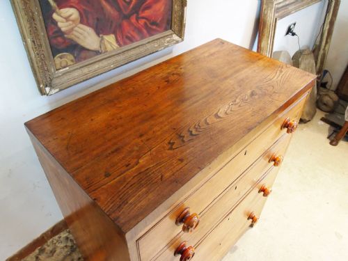 CHEST OF DRAWERS RARE ELM HOLKHAM HALL GEORGE IV C1820 - ADDITIONAL PHOTO 6