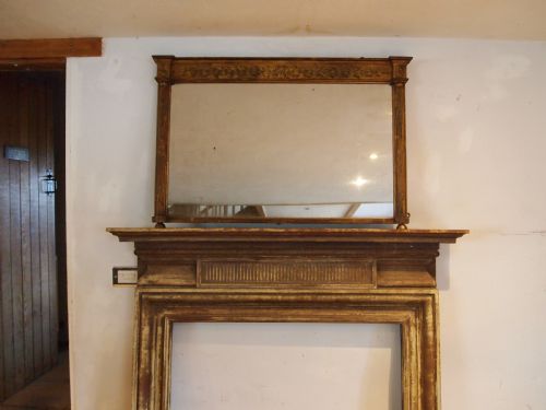 MIRROR REGENCY GILDED COUNTRY HOUSE C1820 - ADDITIONAL PHOTO 8