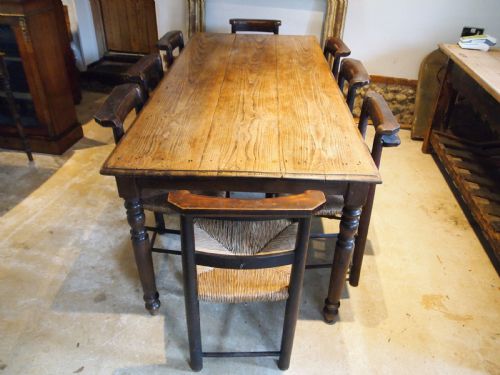 TABLE REFECTORY VICTORIAN FARMHOUSE DINING ASH C1840 - ADDITIONAL PHOTO 12